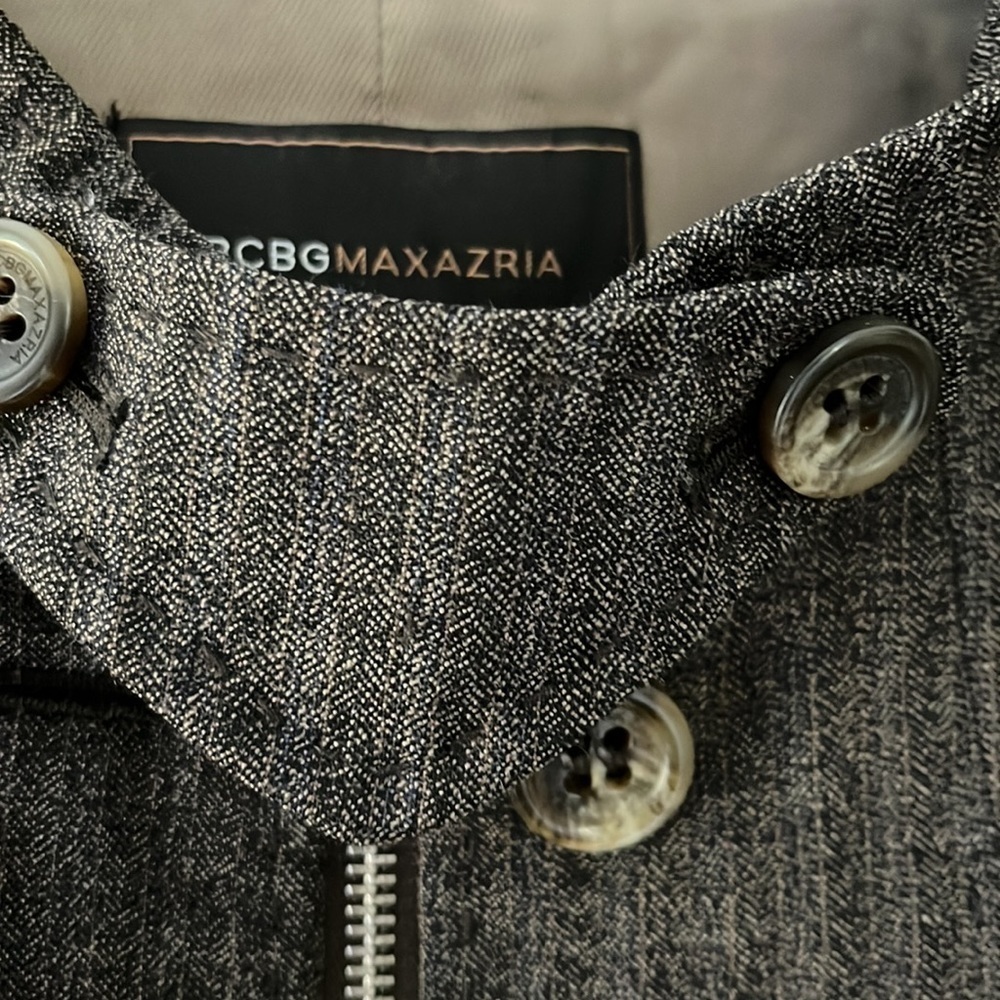 Bcbg Maxazria Dark Brown Small Patterned Jacket. … - image 7